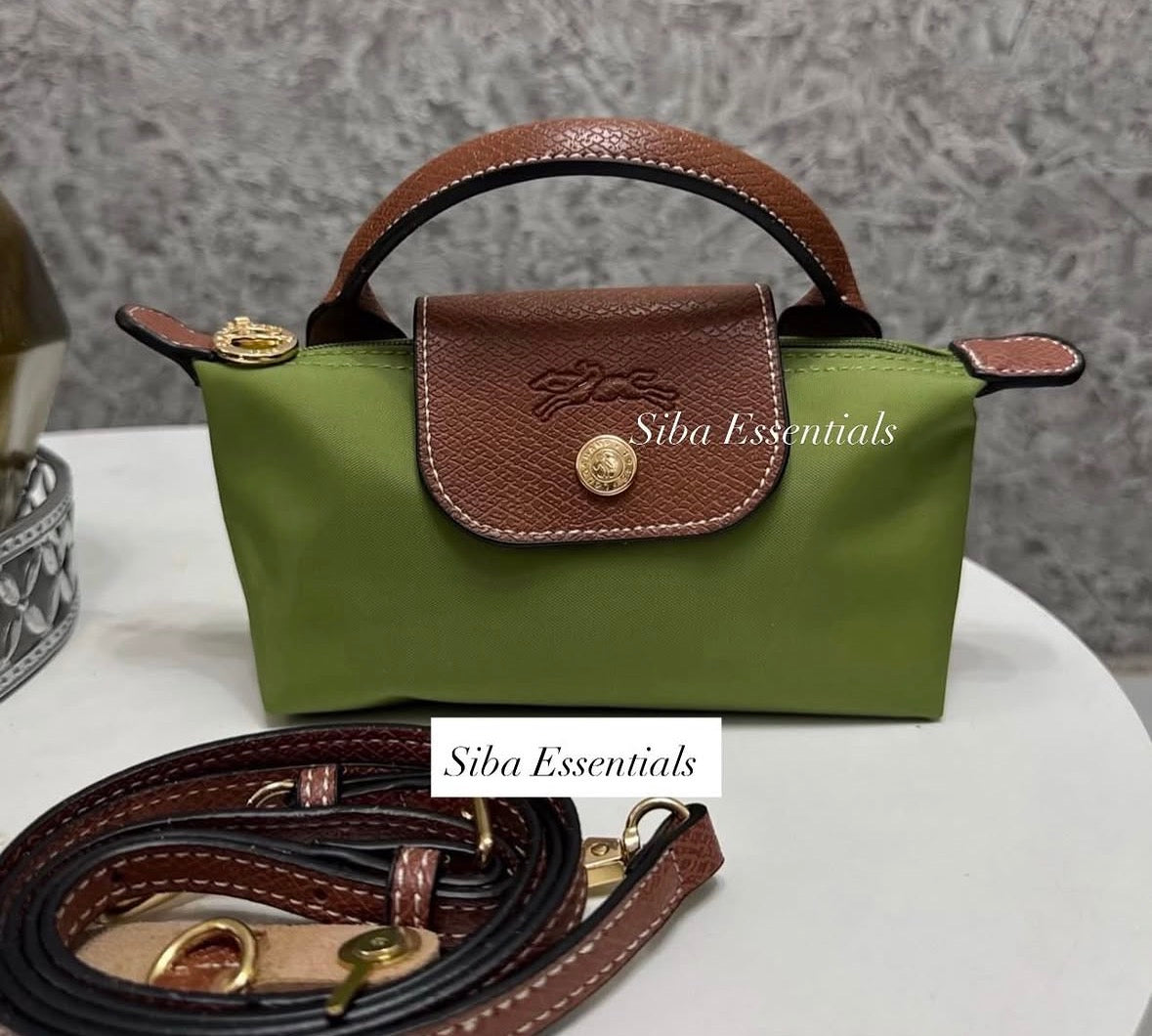 LONG CHAMP MINI green