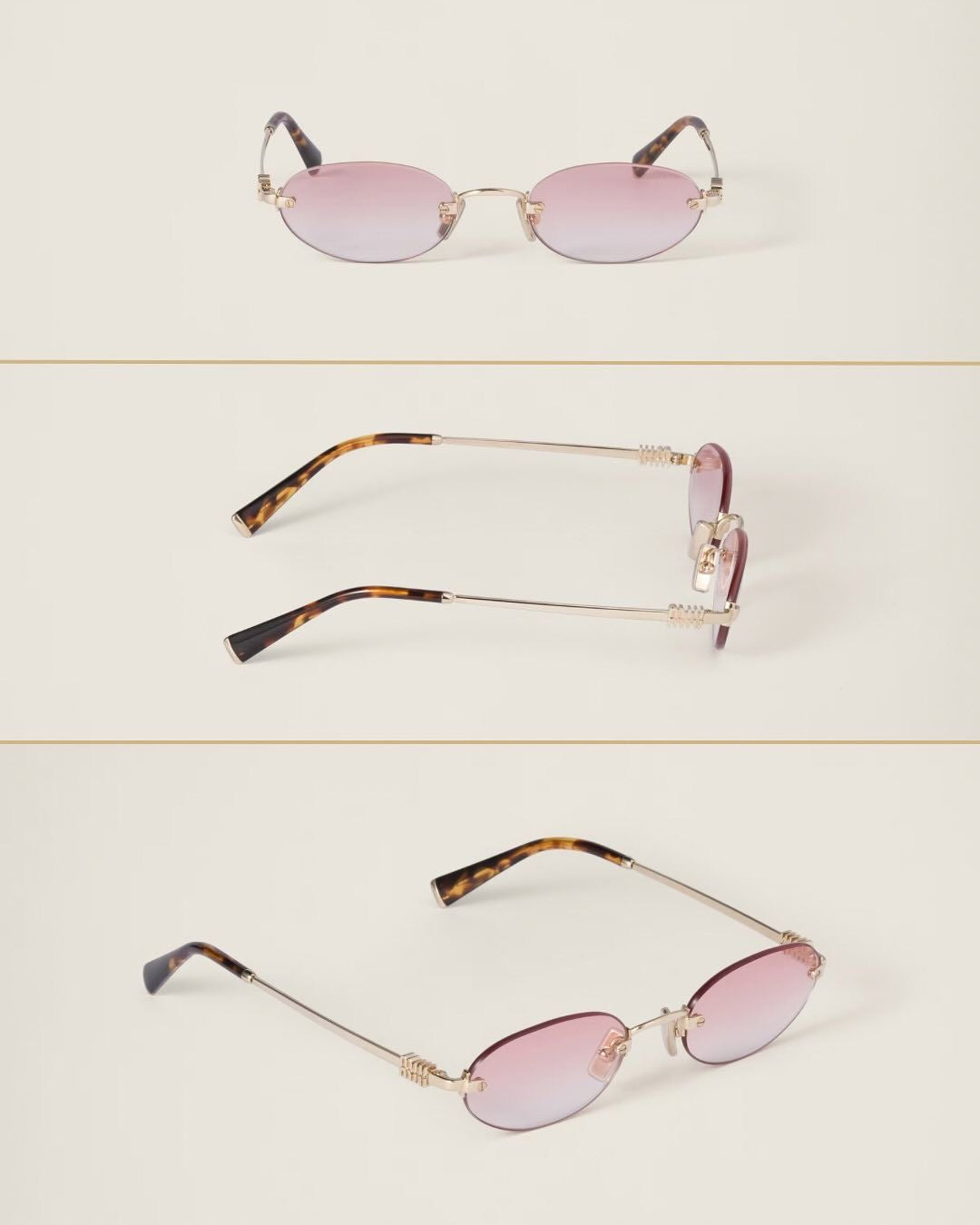 Miu Miu sunglasses (pink)