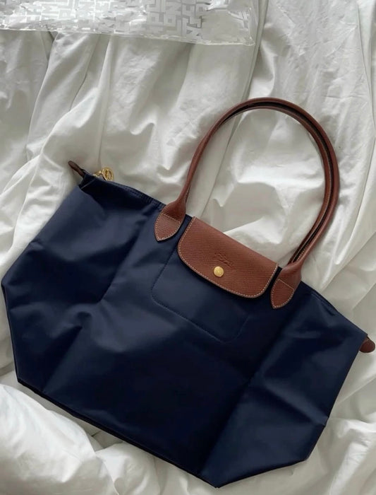 LONG CHAMP TOTE ( NAVY)