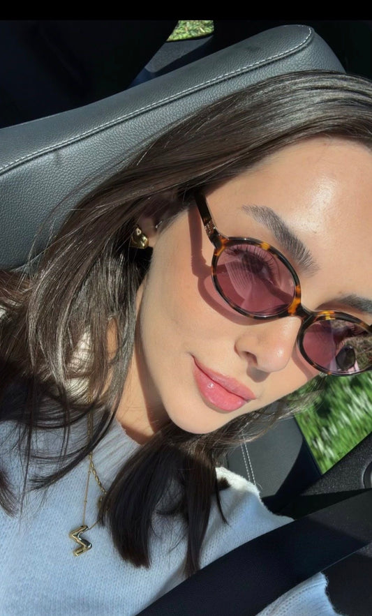Miu Miu inspired sunglasses (brown)