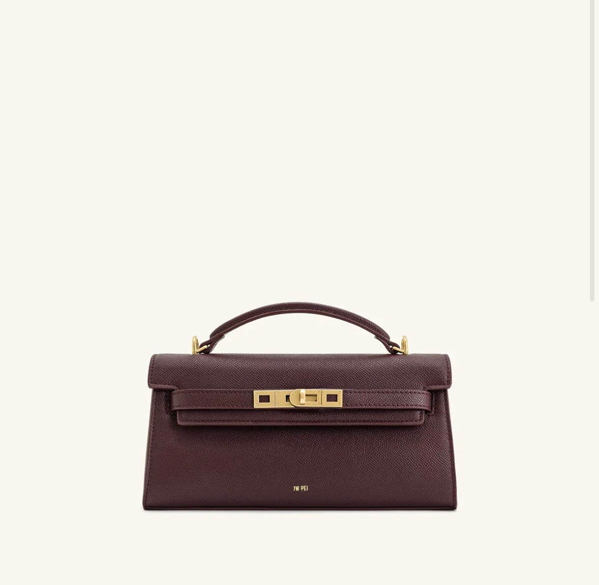 Jw pei Noor Top Handle Bag (burgundy)