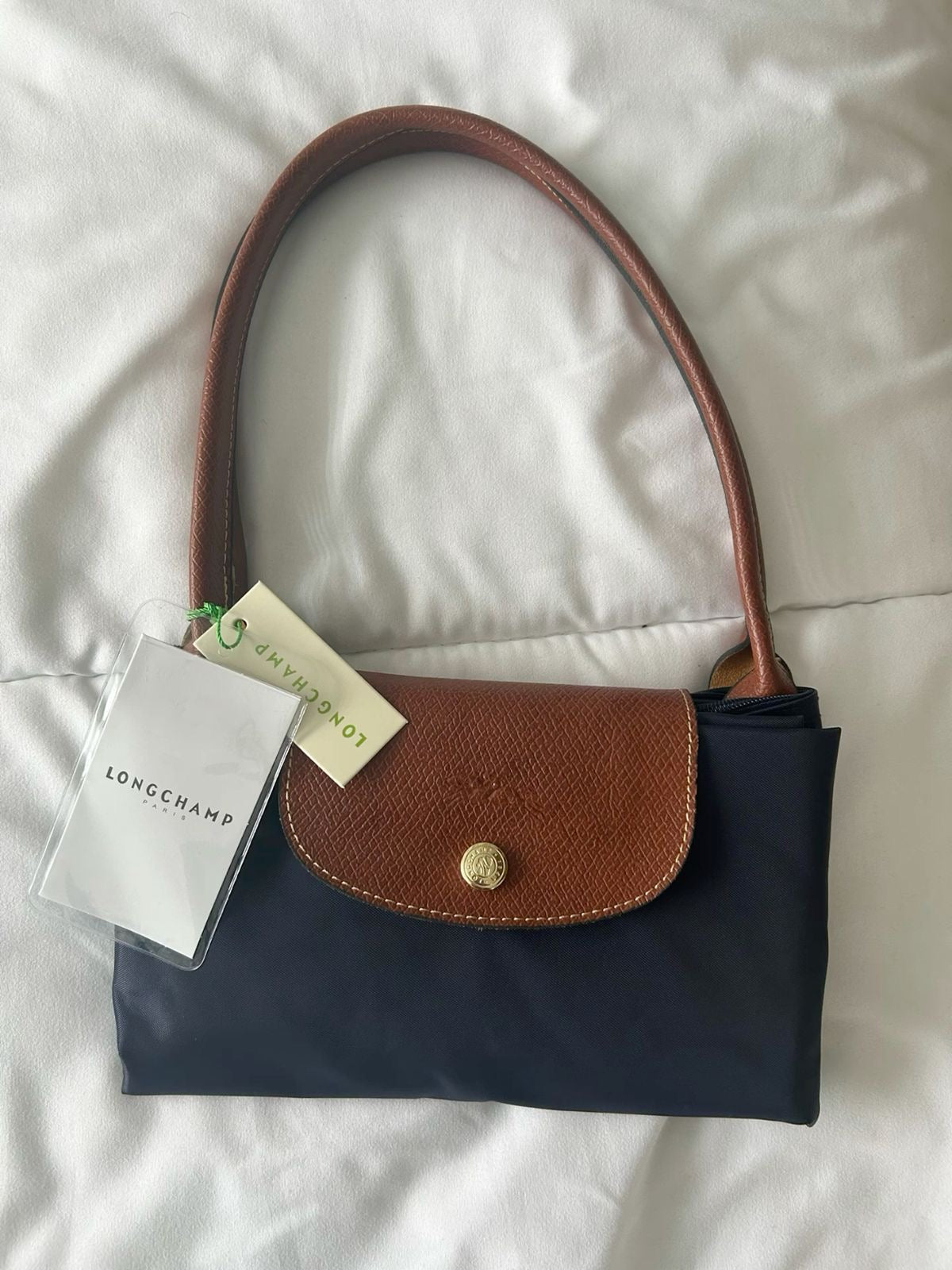 LONG CHAMP TOTE ( NAVY)