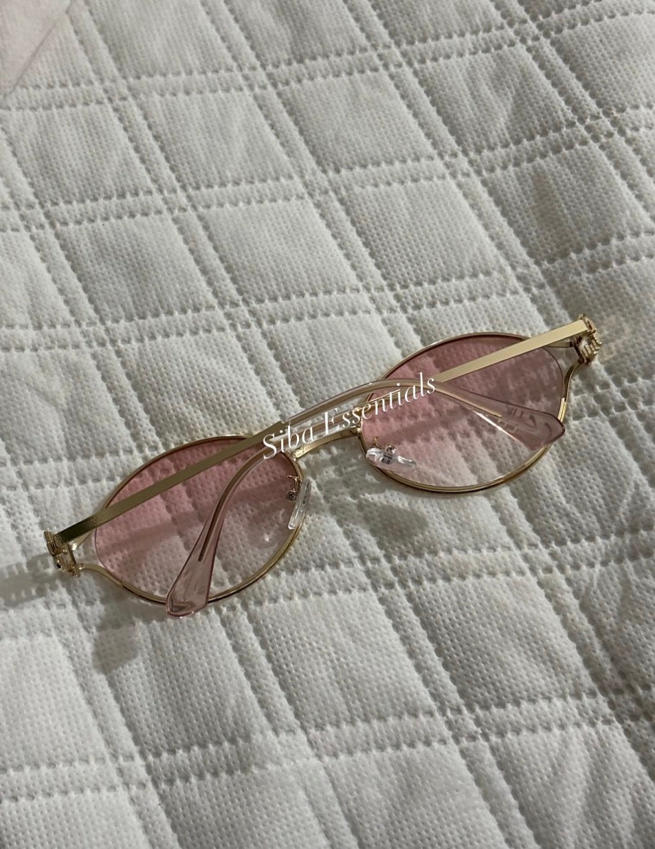 MIU MIU SUNGLASSES (PINK )