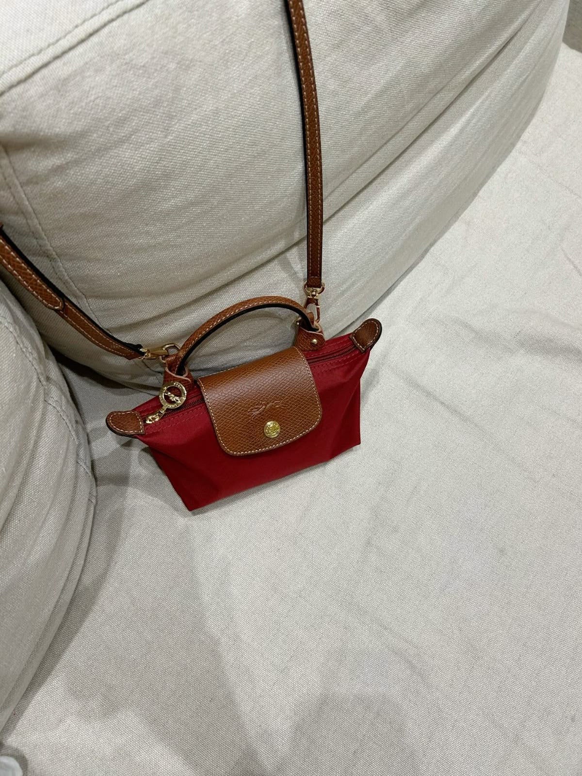 Long champ mini (red )
