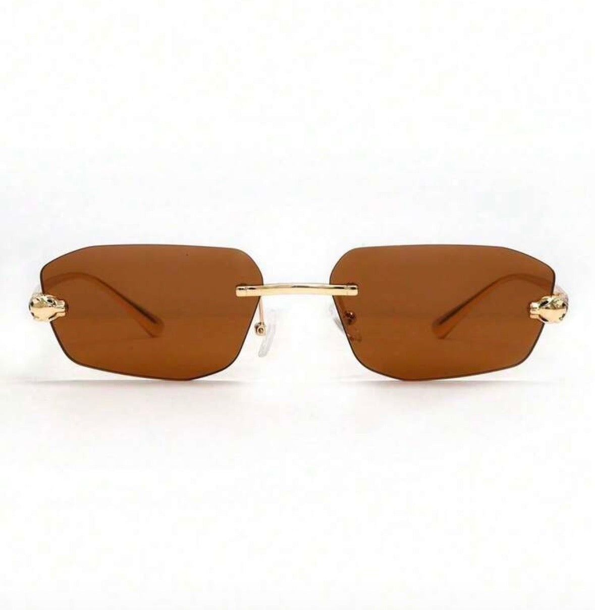 CARTIER UNISEX SUNGLASSES (brown )