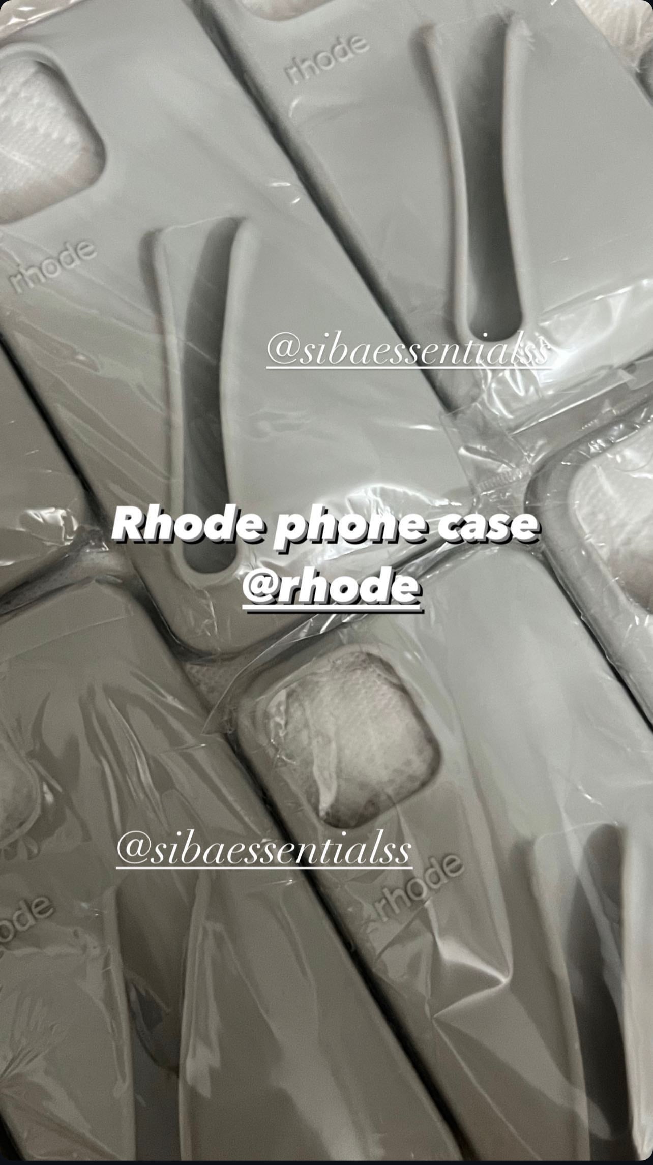 RHODE LOGO PHONE CASE + LIP TINT