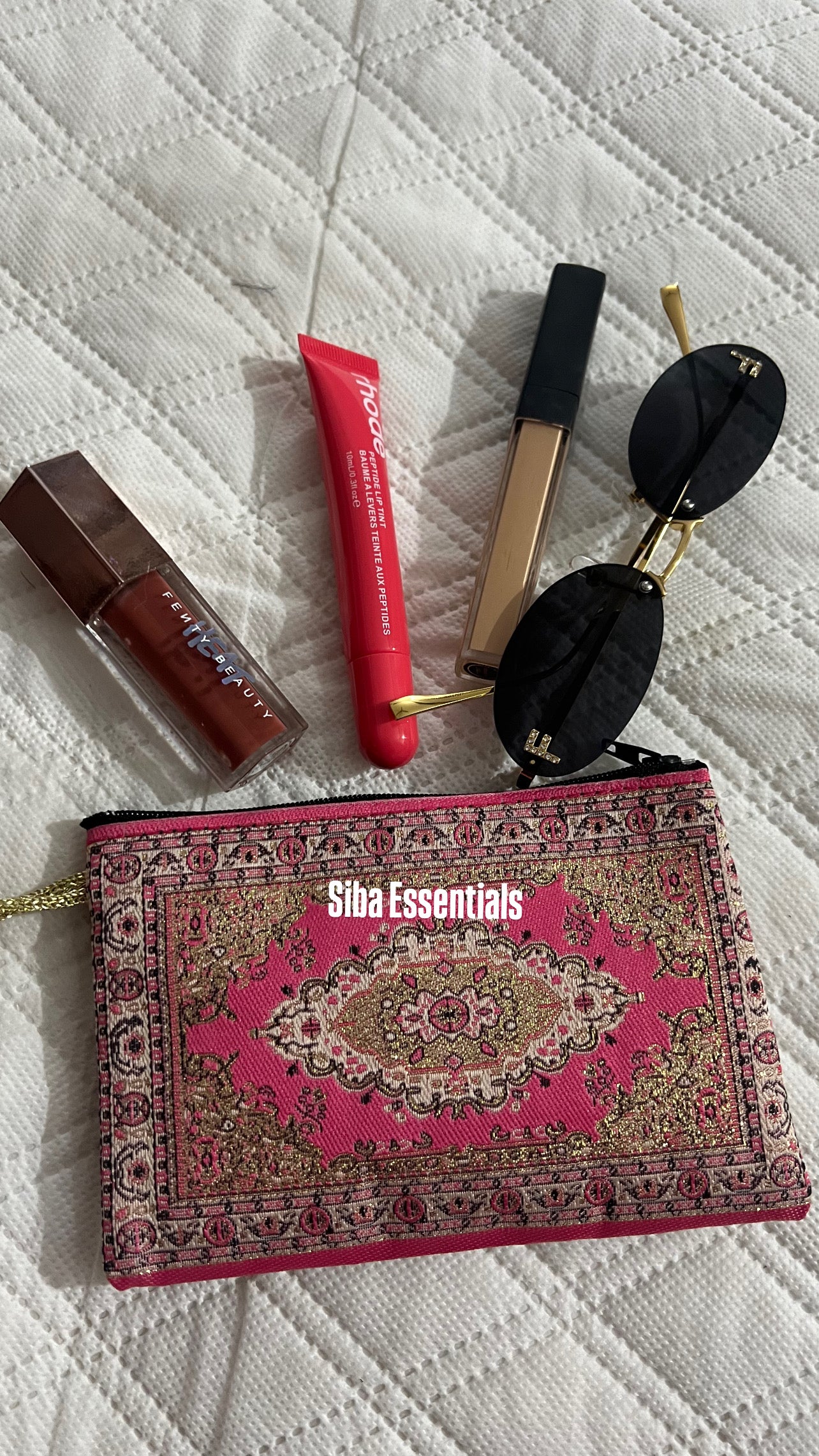 Persian mini pouch pink