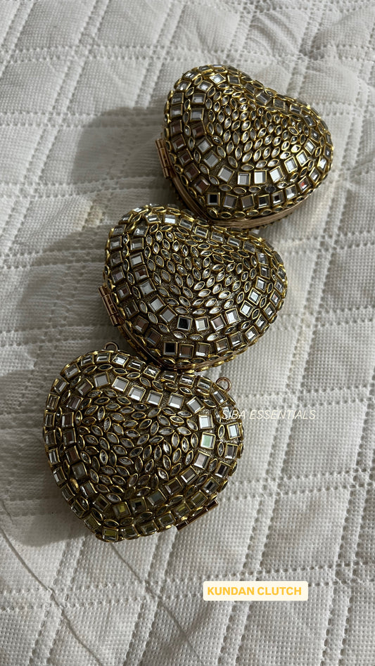 GOLD KUNDAN CLUTCH