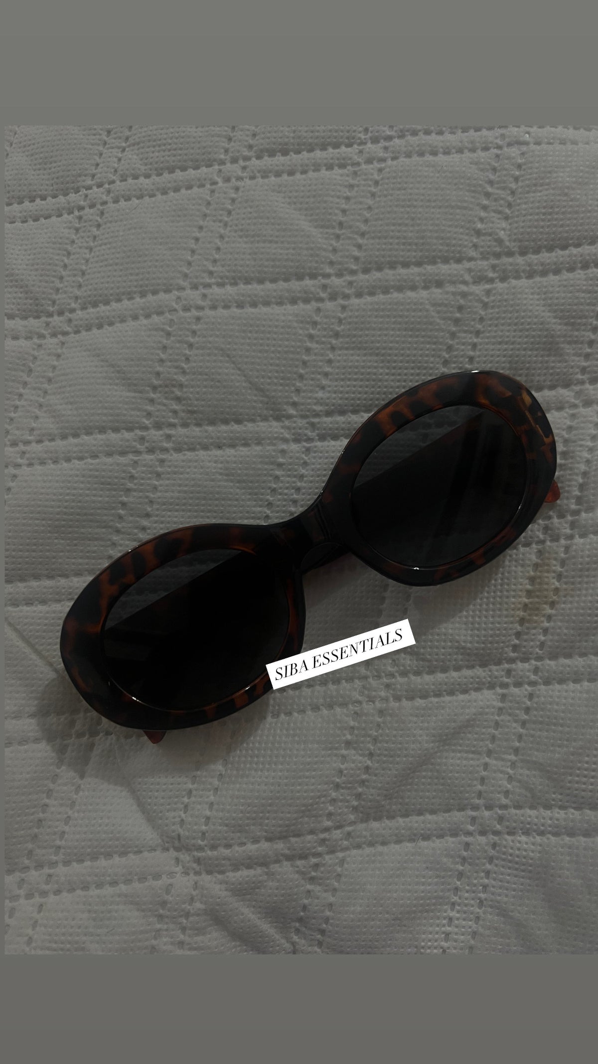 Celine round leopard sunglasses